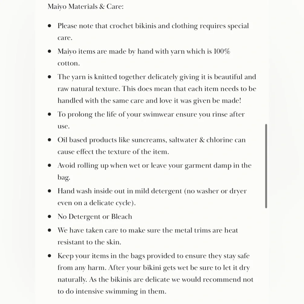 NWOT Maiyo Rose Crochet High Rise Bikini Bottom - Picture 10 of 11